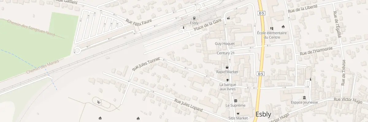 Plan du 22 Rue Jules Tonnet à Esbly