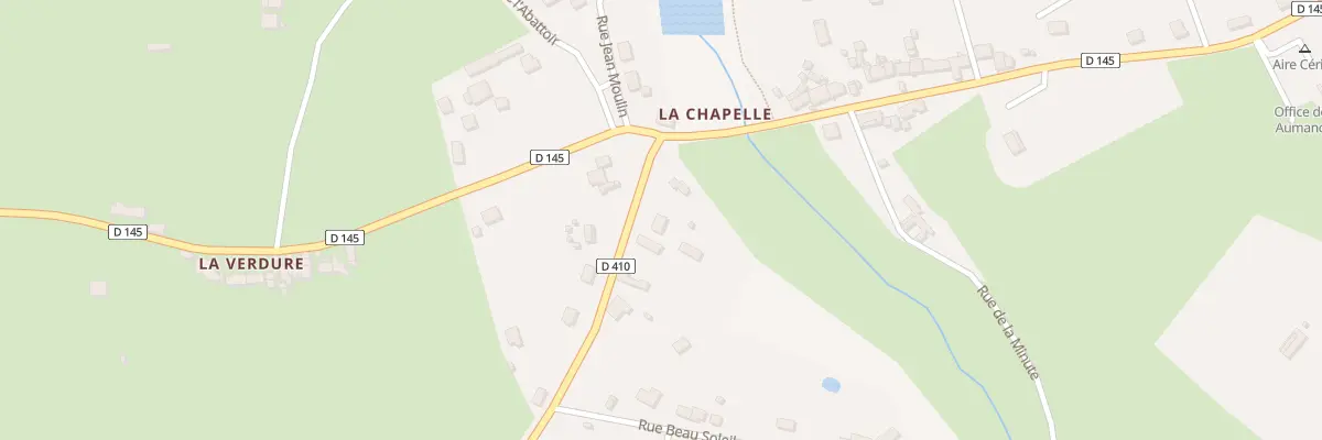 Plan du 3 Rue de la Font du Loup à Cérilly