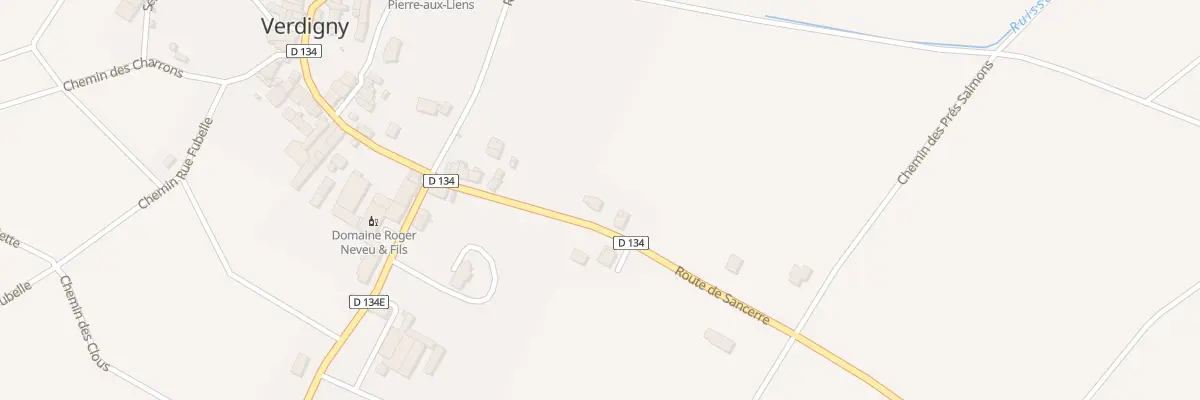 Plan du 15 Rte de Sancerre à Verdigny