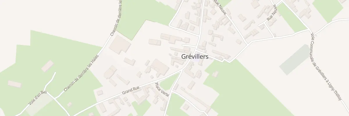 Plan du 32 Gr Grand Rue à Grévillers