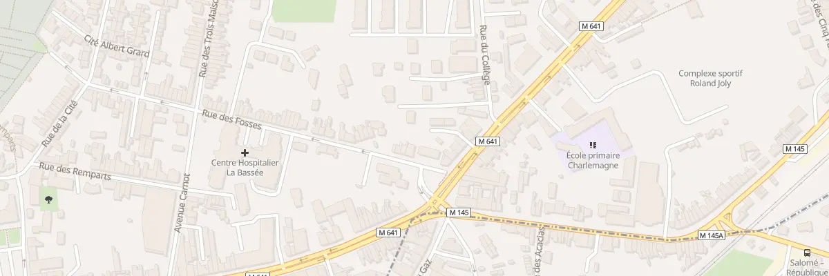 Plan du 85 Rue des Fossés à La Bassée