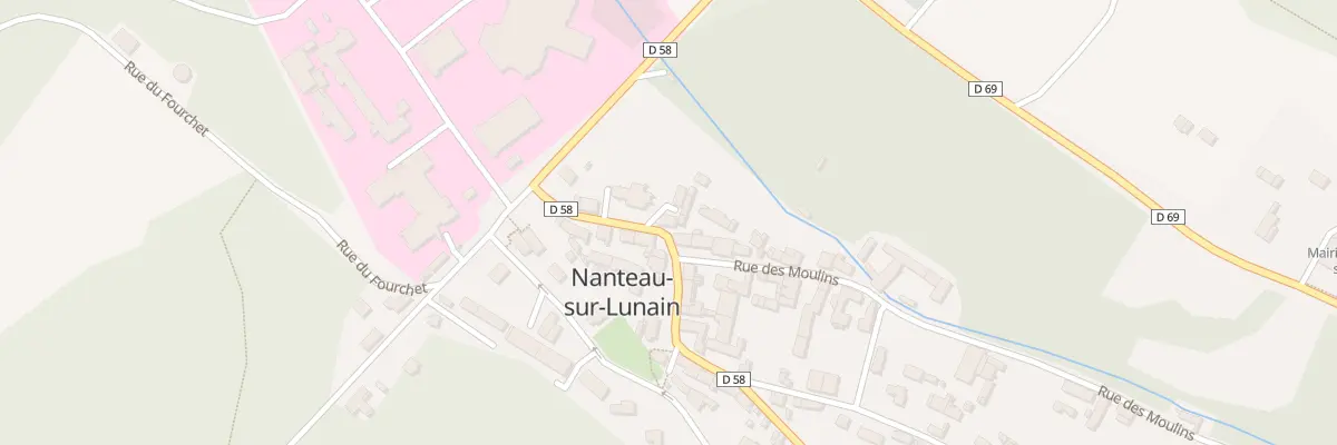 Plan du 7 Rue Maurice Lalloy à Nanteau-sur-Lunain