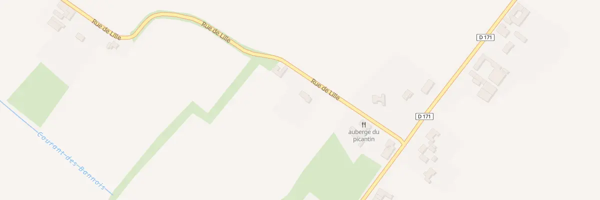Plan du 92 Rue de Lille à Laventie