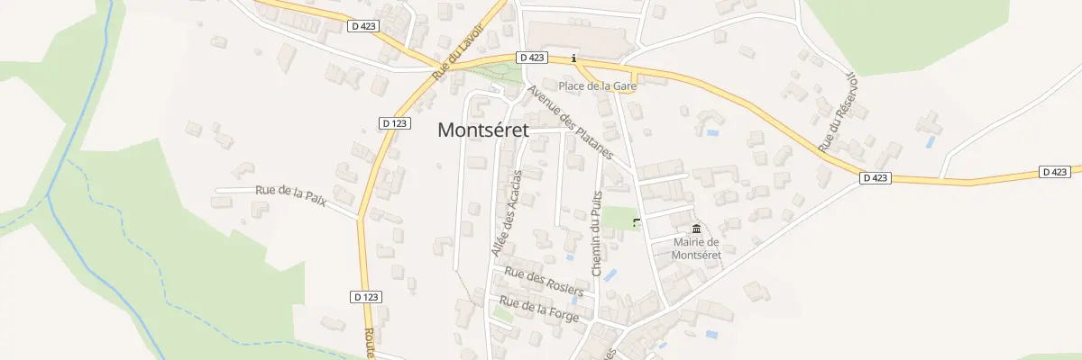 Plan du 2 Imp des Jardins à Montséret