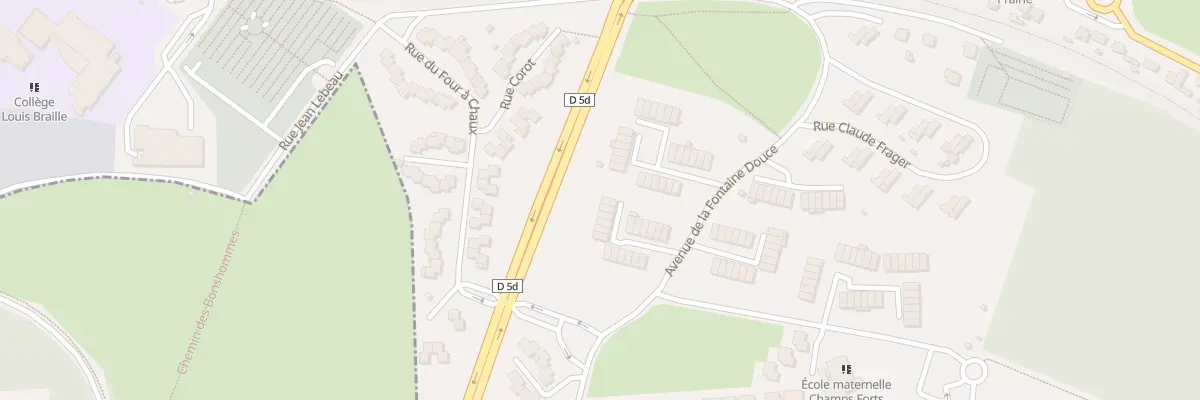 Plan du 23 Rue Claude Bernard à Esbly