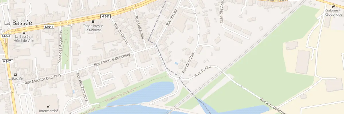 Plan du 5 Rue du Quai à Salomé