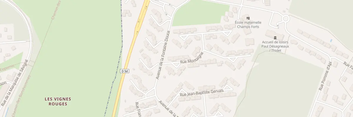 Plan du 3 Rue Montaigne à Esbly