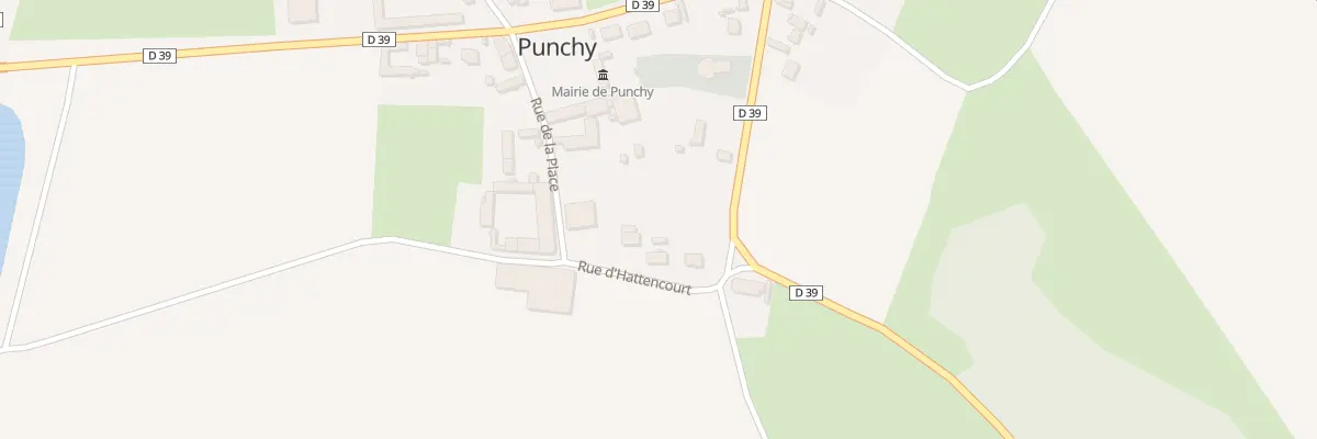 Plan du 2 Rue d’Hattencourt à Punchy
