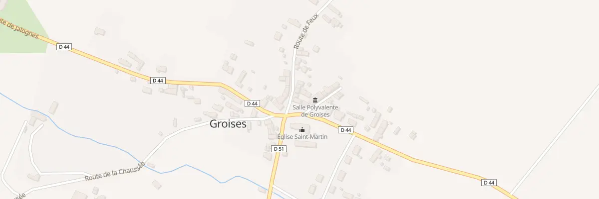 Plan du 1 Rte de Sancergues à Groises