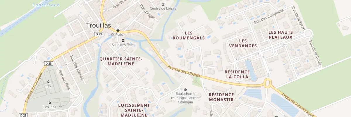 Plan du 19 Av des Albères à Trouillas