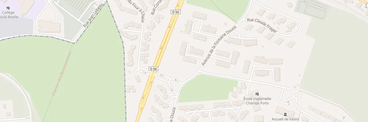 Plan du 11 Rue Claude Bernard à Esbly