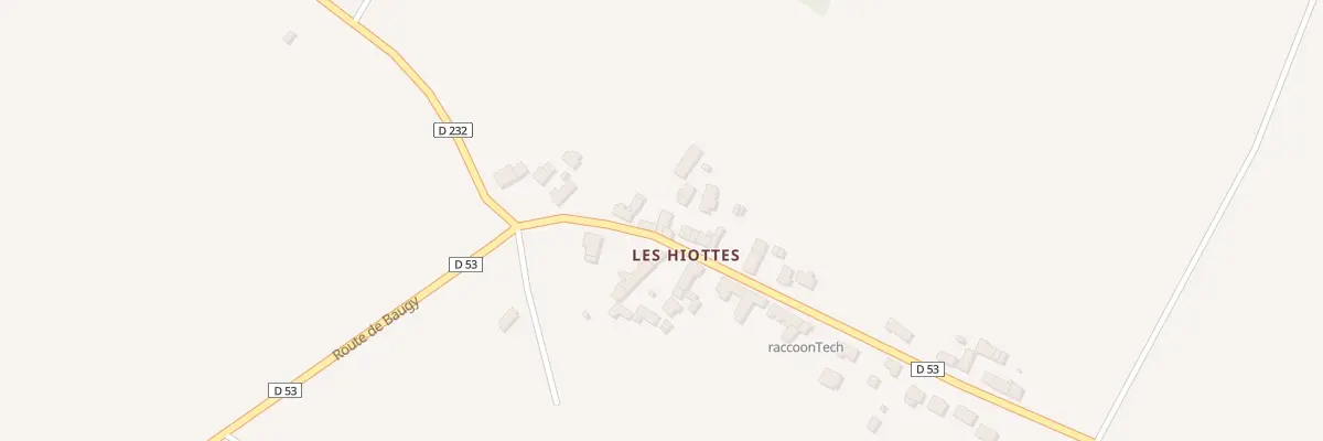 Plan du 24 Les Hiottes à Couy