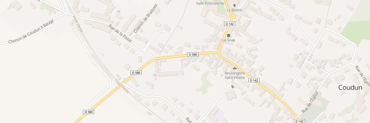 Plan du 83 Rue de la Poste à Coudun