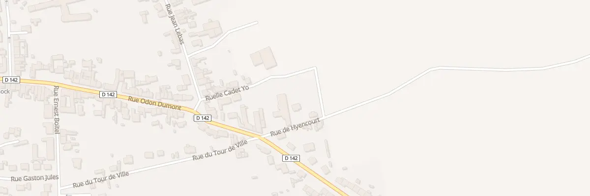 Plan du 4 Rue d’Hyencourt à Chaulnes