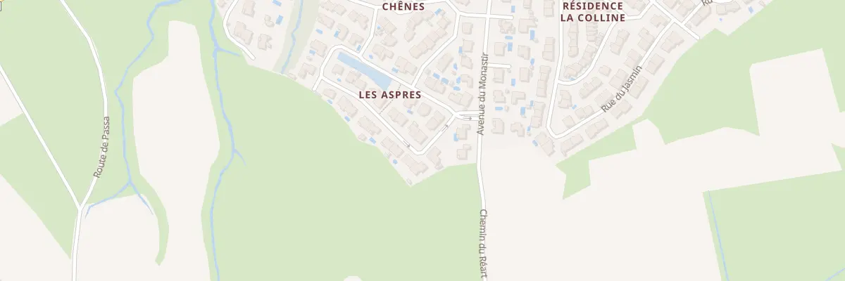 Plan du 24 Lot Les Aspres à Trouillas