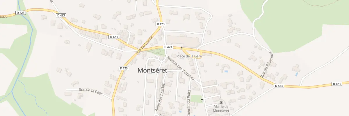 Plan du 17 Av des Platanes à Montséret