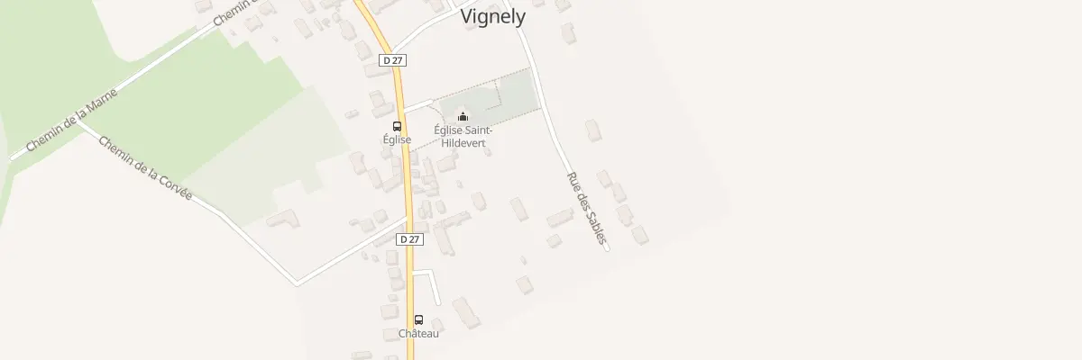 Plan du 6 Rue des Sables à Vignely