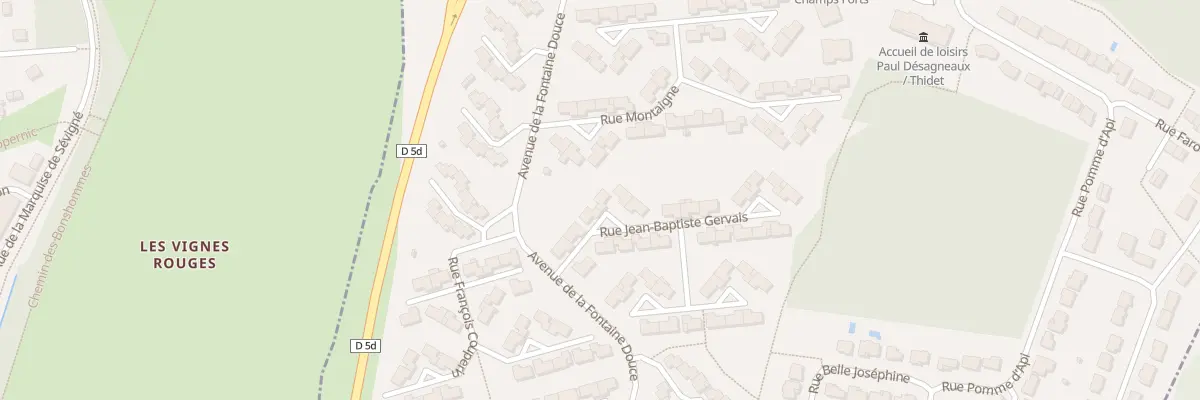 Plan du 7 Rue Jean Baptiste Gervais à Esbly
