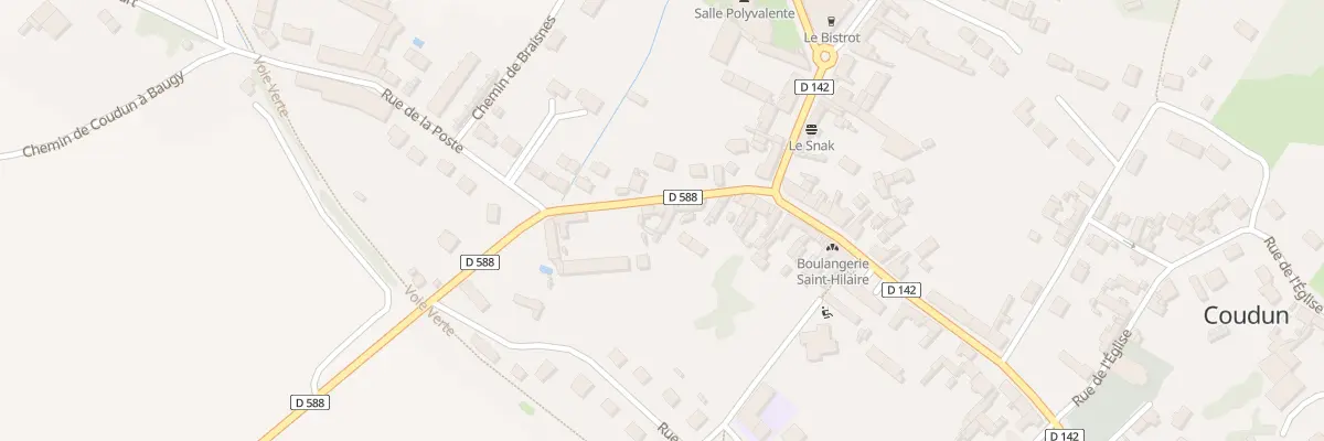 Plan du 75 Rue de la Poste à Coudun