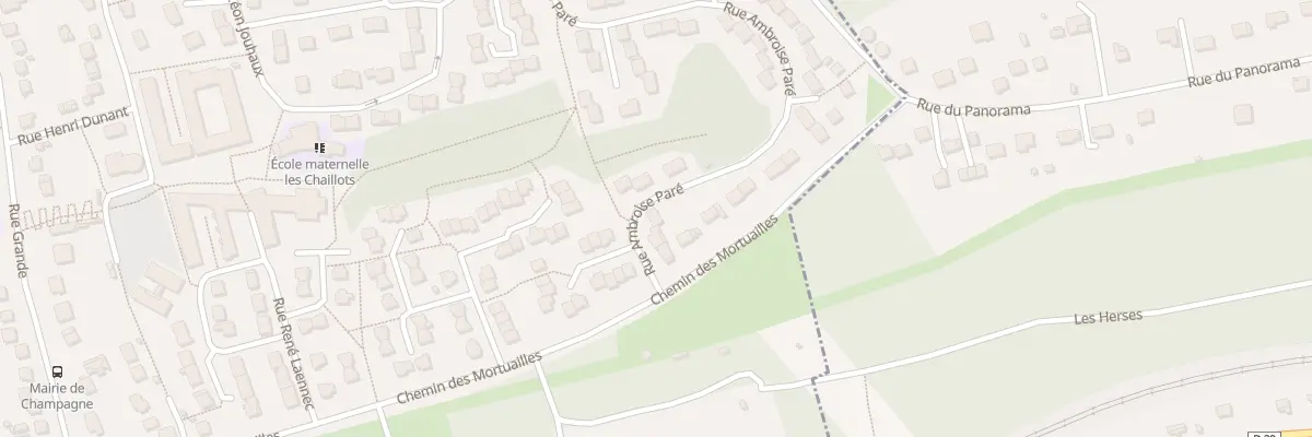 Plan du 6 Rue Ambroise Pare à Champagne-sur-Seine