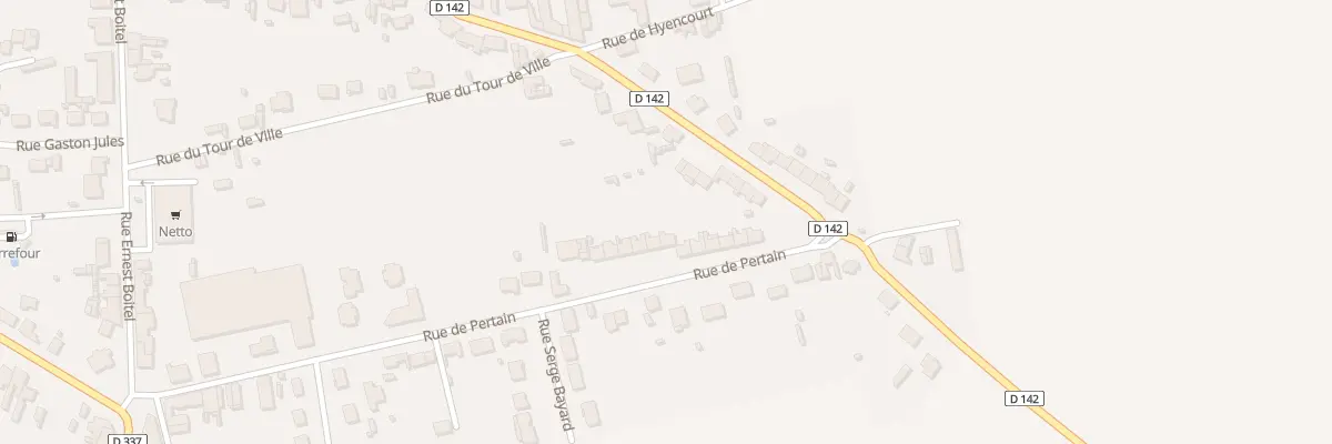 Plan du 40 Rue de Pertain à Chaulnes