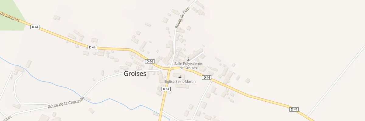 Plan du 3 Rte de Sancergues à Groises