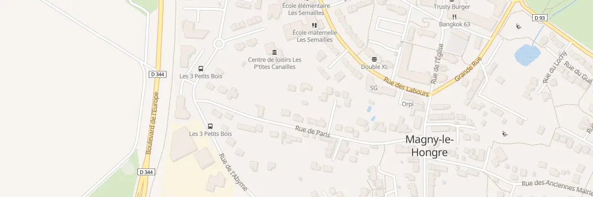 Plan du 24 Rue de Paris à Magny-le-Hongre