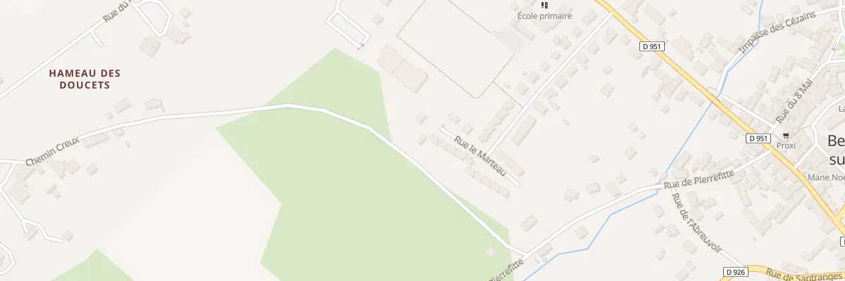 Plan du 30 Rue le Marteau à Beaulieu-sur-Loire