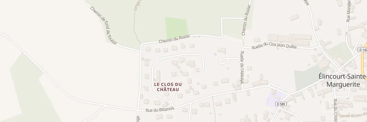 Plan du 21 Rue du Clos du Chateau à Élincourt-Sainte-Marguerite