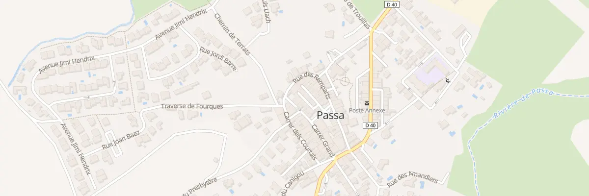 Plan du 29 Rue des Remparts à Passa