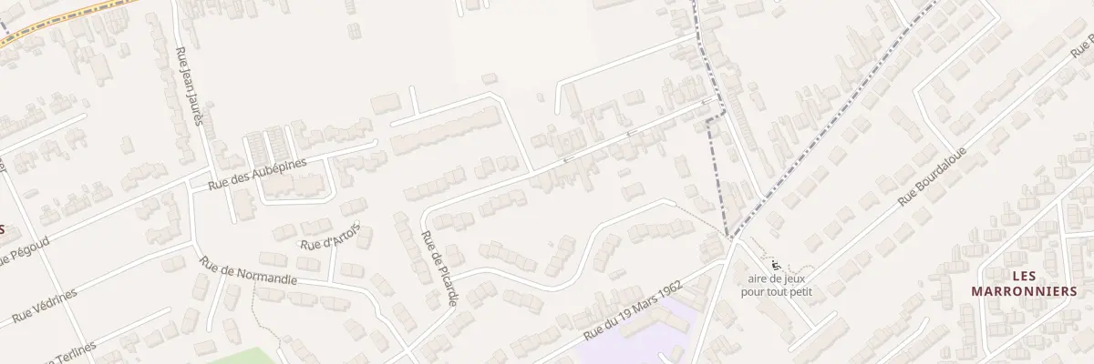 Plan du 30 Rue Julien Leterme à Éleu-dit-Leauwette