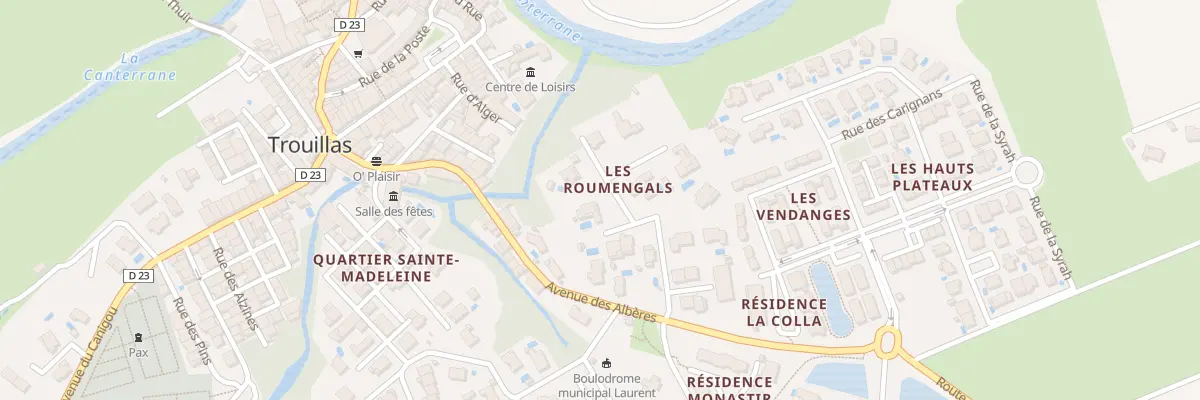 Plan du 22 Rue Dals Romengals à Trouillas