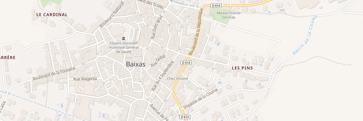 Plan du 4 Bd Sadi Carnot à Baixas