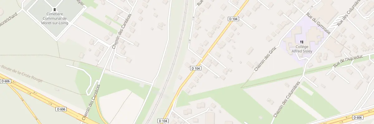 Plan du 82 Av Georges Clemenceau Moret à Moret-Loing-et-Orvanne
