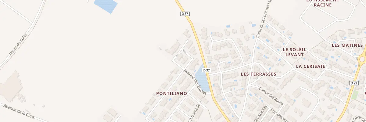 Plan du 1 Rue de Persee à Ponteilla