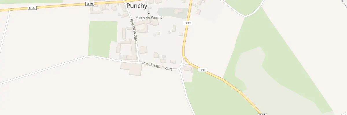 Plan du 20B Rue d’Hattencourt à Punchy
