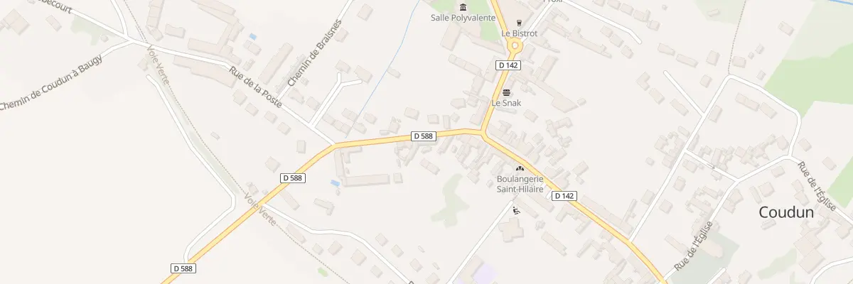 Plan du 57 Rue de la Poste à Coudun