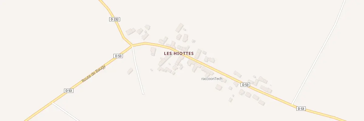 Plan du 17 Les Hiottes à Couy