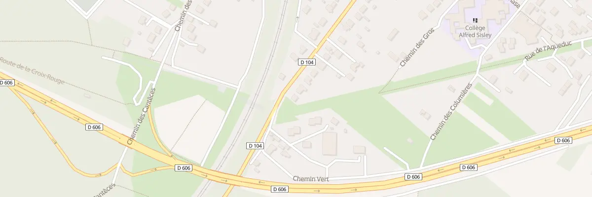 Plan du 105 Av Georges Clemenceau Moret à Moret-Loing-et-Orvanne