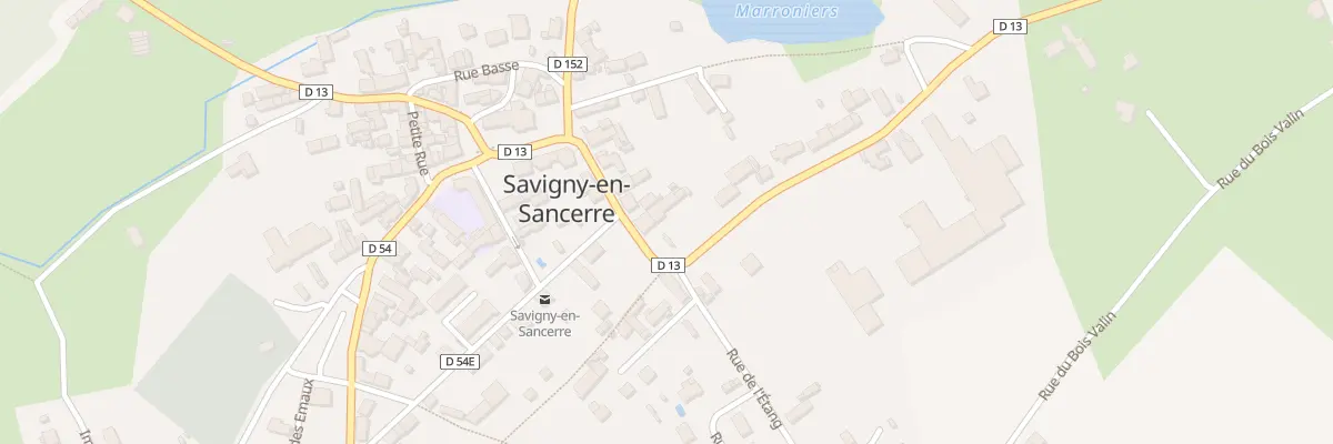Plan du 10 Rue du Val de Loire à Savigny-en-Sancerre