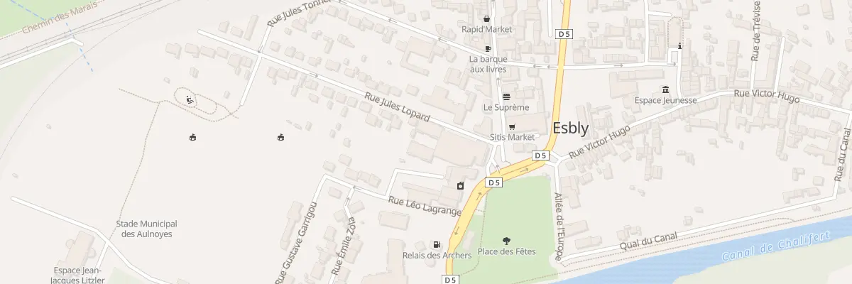 Plan du 7 Rue Jules Lopard à Esbly
