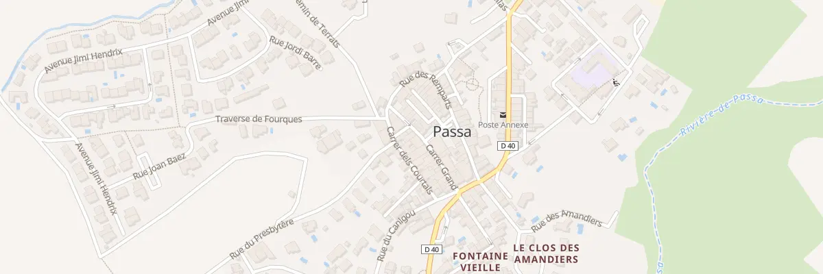 Plan du 32 Rue des Remparts à Passa
