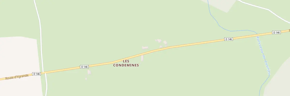 Plan du 5186 Les Condemines au Vilhain