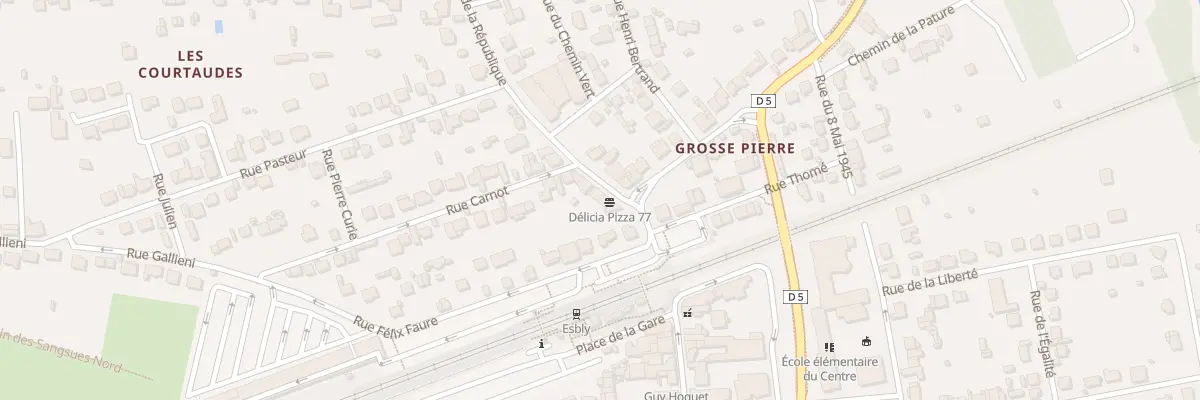 Plan du 3 Av de la République à Esbly