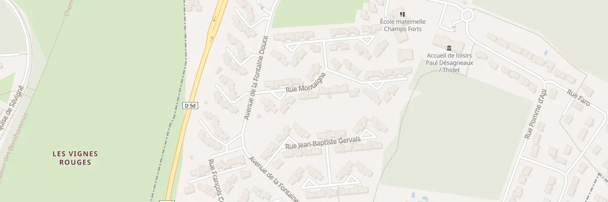 Plan du 10 Rue Montaigne à Esbly