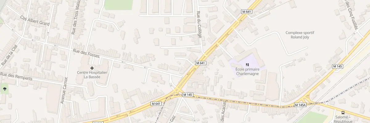 Plan du 7 Rue de Lille à La Bassée