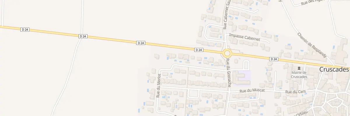 Plan du 18 Rue du Carignan à Cruscades