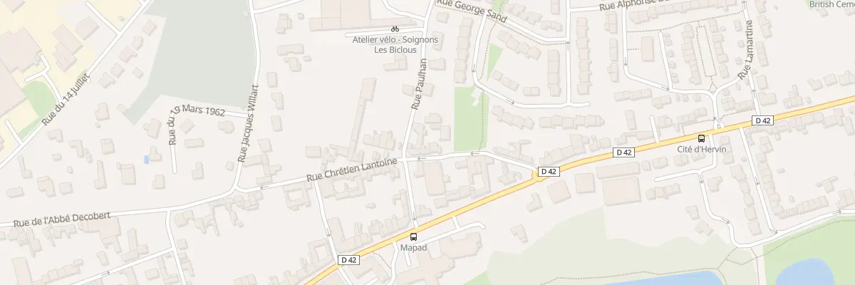 Plan du 19 Rue Chrétien Lantoine à Saint-Laurent-Blangy