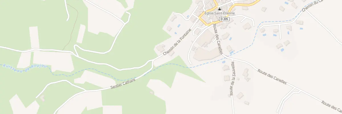 Plan du 3 Che de la Fontaine à Embres-et-Castelmaure