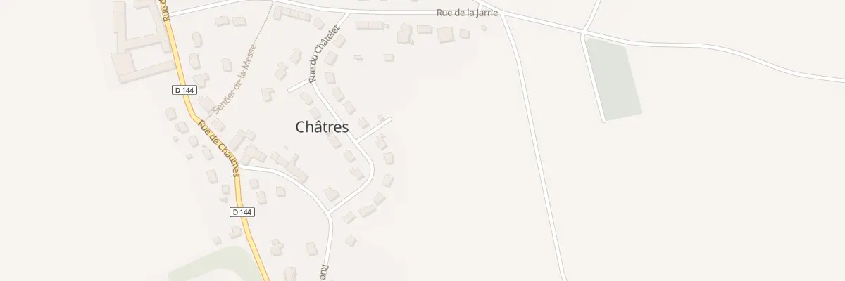 Plan du 14 Rue des Vergers à Châtres